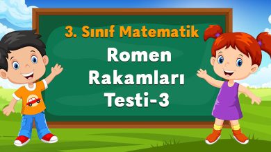 Romen Rakamları Testi-3