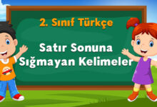Satır Sonuna Sığmayan Kelimeler