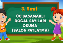 3 basamaklı doğal sayılar