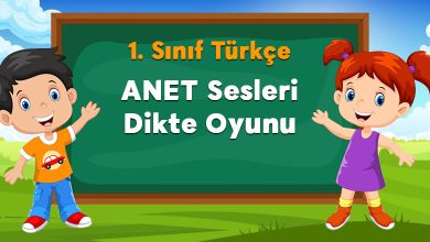 ANET Sesleri Dikte Oyunu