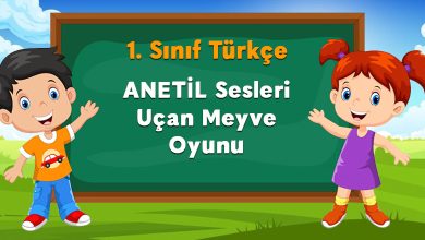ANETİL Sesleri Uçan Meyve Oyunu