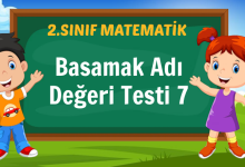 Basamak Adı Değeri Testi 7