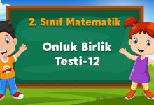 Onluk Birlik Testi-12