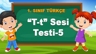 “T-t” Sesi Testi-5