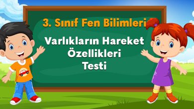 Varlıkların Hareket Özellikleri Testi