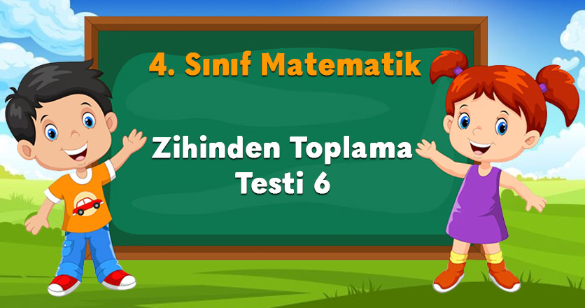 Zihinden Toplama Testi 6