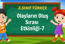 Olayların Oluş Sırası Etkinliği-7