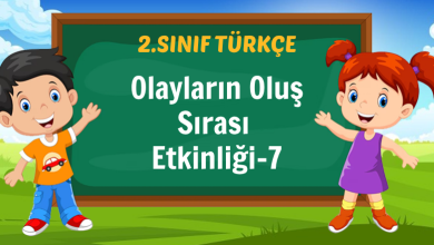 Olayların Oluş Sırası Etkinliği-7