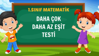 DAHA ÇOK-DAHA AZ-EŞİT TESTİ