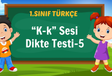 “K-k” Sesi Dikte Testi-5