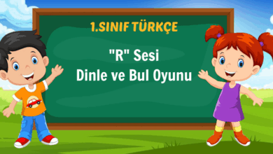 R Sesi Dinle ve Bul Oyunu