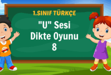 U Sesi Dikte Oyunu 8