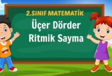 Üçer Dörder Ritmik Sayma