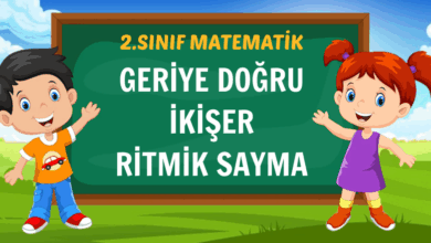 GERİYE DOĞRU İKİŞER RİTMİK SAYMA