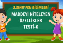 maddeyi niteleten özellikler