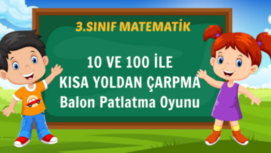 3. SINIF 10 VE 100 İLE KISA YOLDAN ÇARPMA 2