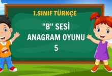 B SESİ ANAGRAM OYUNU 5