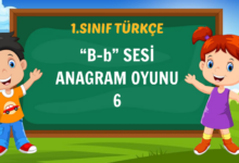 “B-b” SESİ ANAGRAM OYUNU 6