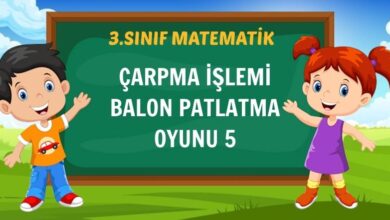 ÇARPMA İŞLEMİ BALON PATLATMA OYUNU 5