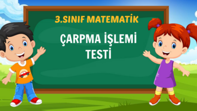 ÇARPMA İŞLEMİ TESTİ