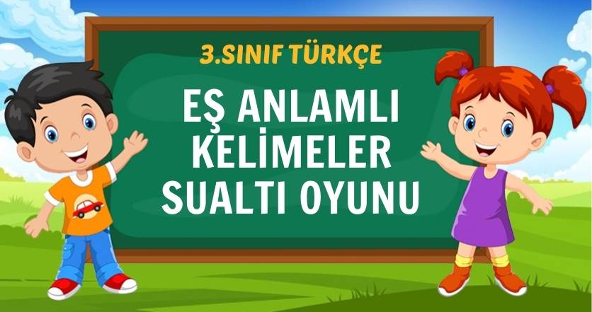 EŞ ANLAMLI KELİMELER SUALTI OYUNU