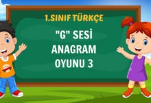 G SESİ ANAGRAM OYUNU 3