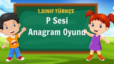 P Sesi Anagram Oyunu