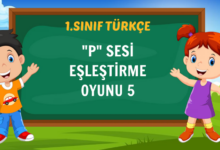 P SESİ EŞLEŞTİRME OYUNU 5