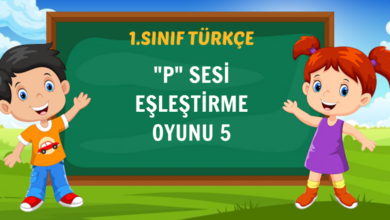 P SESİ EŞLEŞTİRME OYUNU 5