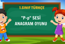 P-p SESİ ANAGRAM OYUNU