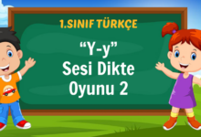“Y-y” Sesi Dikte Oyunu 2