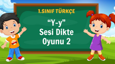 “Y-y” Sesi Dikte Oyunu 2