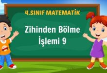 Zihinden Bölme İşlemi