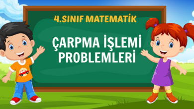 ÇARPMA İŞLEMİ PROBLEMLERİ