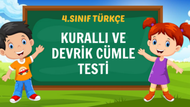 kurallı ve devrik cümle