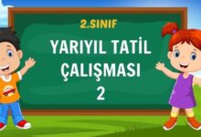 2.SINIF YARIYIL TATİL ÇALIŞMASI 2