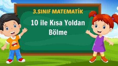 3.Sınıf 10 ile Kısa Yoldan Bölme