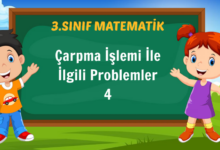 Çarpma İşlemi İle İlgili Problemler 4