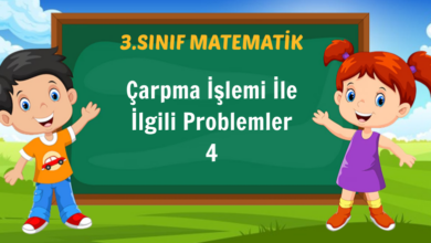 Çarpma İşlemi İle İlgili Problemler 4