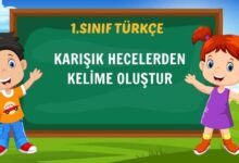 KARIŞIK HECELERDEN KELİME OLUŞTUR