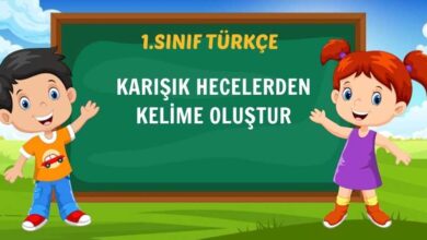 KARIŞIK HECELERDEN KELİME OLUŞTUR