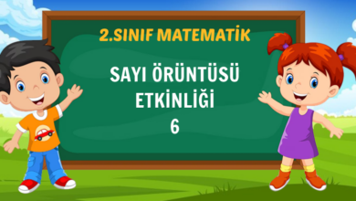 SAYI ÖRÜNTÜSÜ ETKİNLİĞİ 6