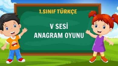 V SESİ ANAGRAM OYUNU