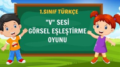 V SESİ GÖRSEL EŞLEŞTİRME OYUNU