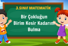 Bir Çokluğun Birim Kesir Kadarını Bulma
