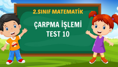 ÇARPMA İŞLEMİ TEST 10