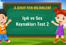 Işık ve Ses Kaynakları