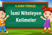 İsmi Niteleyen Kelimeler