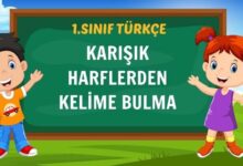 KARIŞIK HARFLERDEN KELİME BULMA