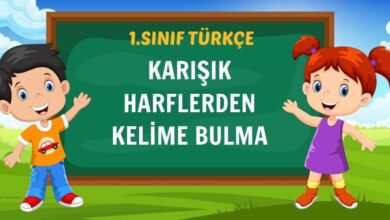 KARIŞIK HARFLERDEN KELİME BULMA